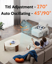 Load image into Gallery viewer, TDONE 40,000mAh Battery Operated Fan, 13" Remote Camping Fan with LED Auto-Oscillating Rechargeable Fan Powerful Portable Desk Fan for Home, Camping, RV, Courtyard, Picnic, Emergency Power