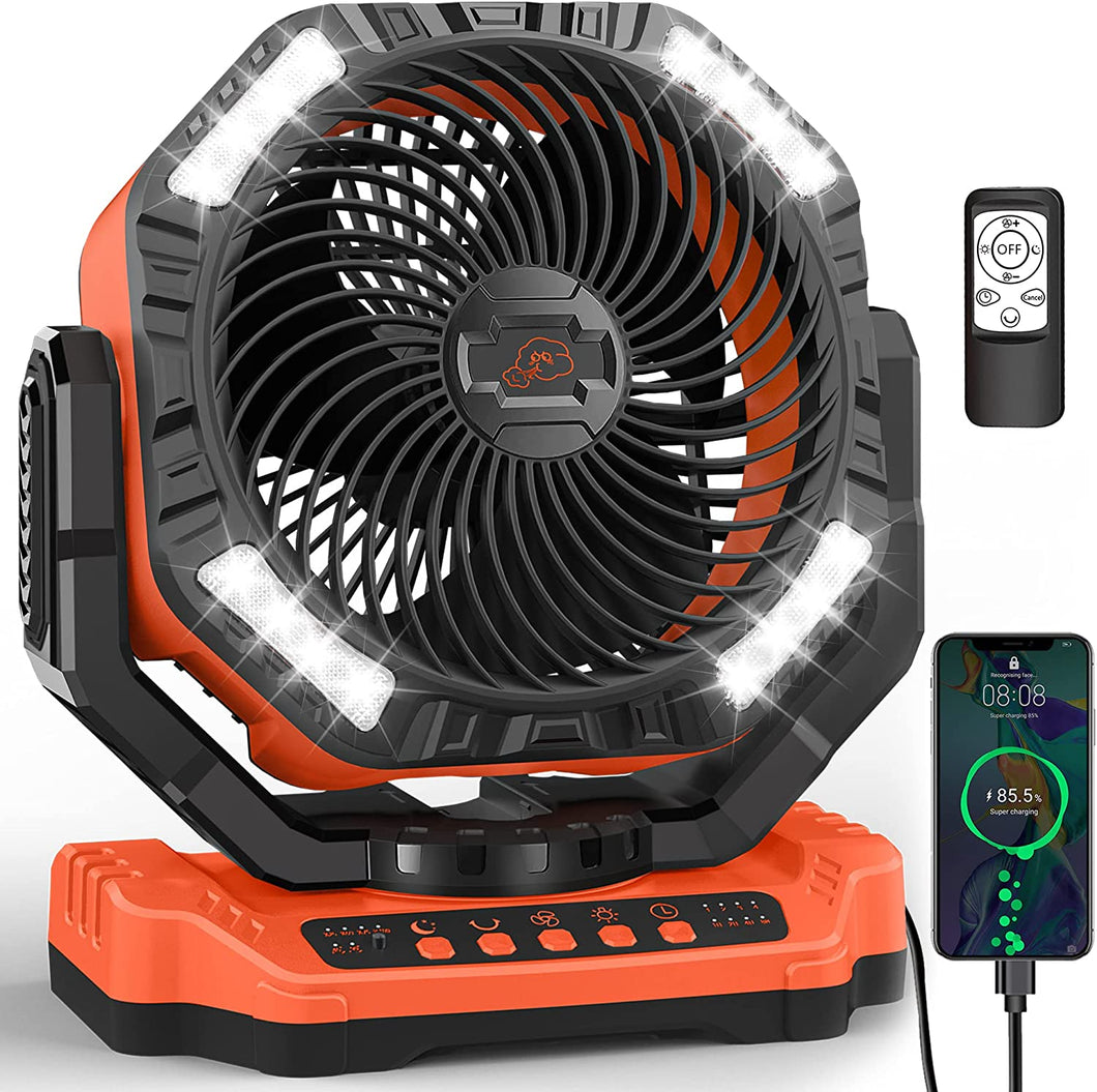 TDONE 40,000mAh Battery Operated Fan, 13