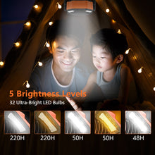 Load image into Gallery viewer, TDONE 40,000mAh Battery Operated Fan, 13&quot; Remote Camping Fan with LED Auto-Oscillating Rechargeable Fan Powerful Portable Desk Fan for Home, Camping, RV, Courtyard, Picnic, Emergency Power
